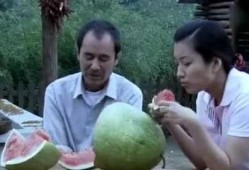 农村夫妇吃瓜,农村夫妇的甜蜜生活瞬间